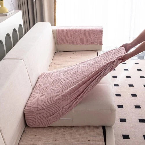 1Piece Peism Jacquard Stretch Sofa Cover Cushion Cover, For Living Room