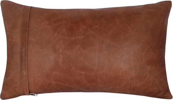Luxury lambskin leather Yellow Crunch Pln Pillow Cover For Sofa Cushion & lounge