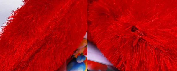 White Sublimation Fluffy Plush Throw Pillow Case Shaggy Soft Sofa Cushion Cover