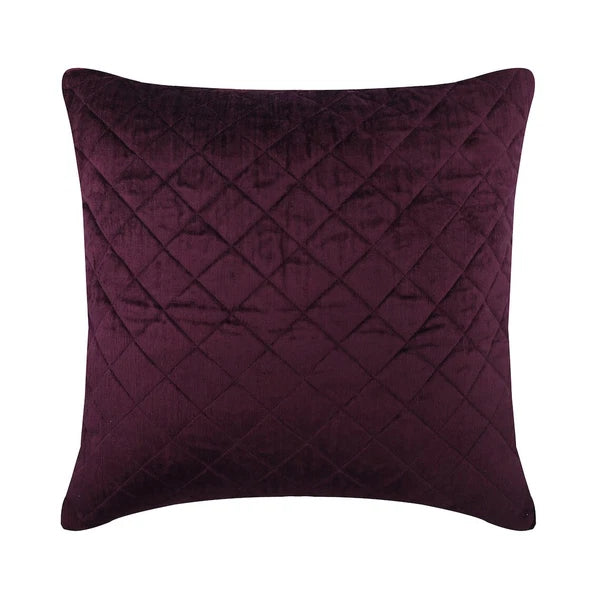 Sofa Cushion Cover Purple 16"x16", Bed Decor Velvet Fabric - Purple Soul