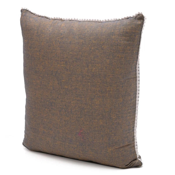 Cushion Cover Home Sofa Decor Cotton Throw Pillow Case Covers Solid with Lace S5