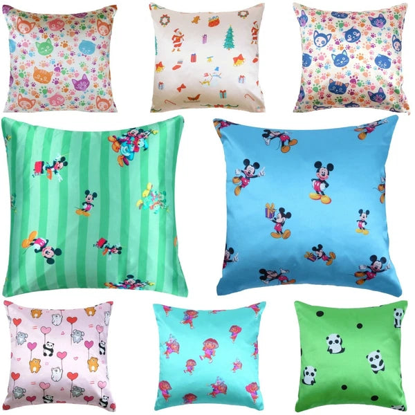 Decorative Pillow Cushion Cover Sofa Couch Bed Satin Throw Pillowcase Home Decor
