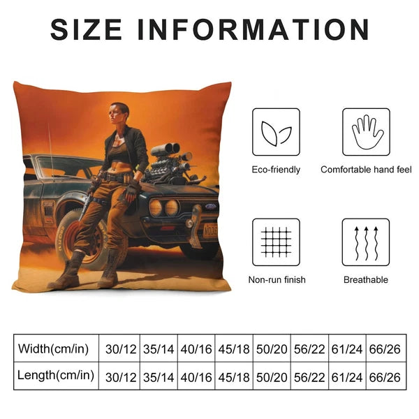 Mad Max Furiosa Cushion Cover Cotton Linen Pillow Case Pillow Covers for Sofa