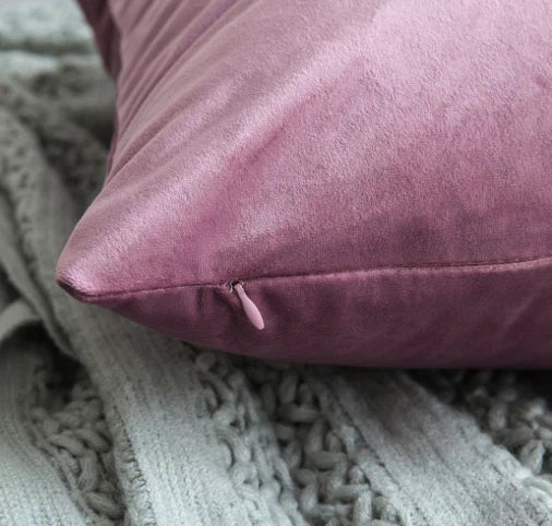 Simple Velvet Throw Cushion Cover Pillow Cover Pillowcase Home Sofa Car Decor