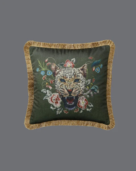 Fashion Velvet Bee Flower Cushion Cover Square Pillowcase For Sofa Bed Home