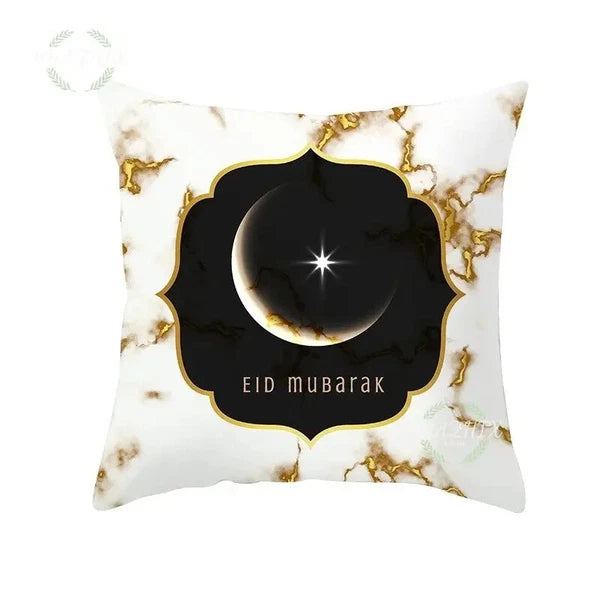 Ramadan Decoration Pillowcase Mosque Muslim Pillow Family Sofa Bed Eid Mubarak