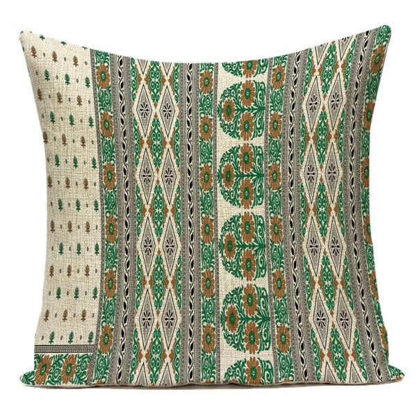 Retro Geometry Decorative Throw Pillow Case Sofa Chair Bed Cushion Cover Ethnic