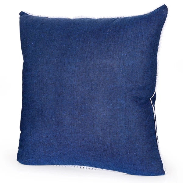 Cushion Cover Home Sofa Decor Cotton Throw Pillow Case Covers Solid with Lace S5