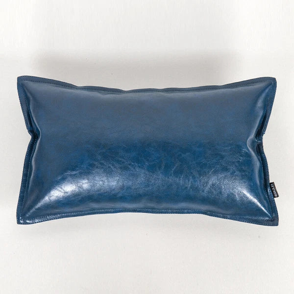 Faux Leather Throw Pillow Case Square Luxury Cushion Covers Bar Sofa Home Decor
