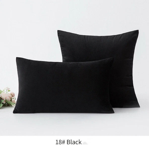 18" 20" 24" 16" Velvet Soft Cushion Cover Throw Pillow Cases Sofa Bed Home Decor