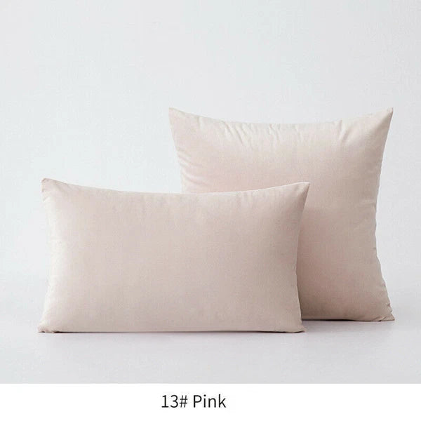 18" 20" 24" 16" Velvet Soft Cushion Cover Throw Pillow Cases Sofa Bed Home Decor