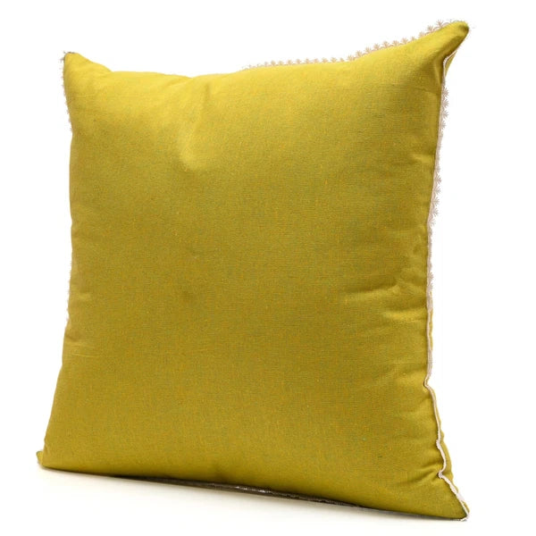 Cushion Cover Home Sofa Decor Cotton Throw Pillow Case Covers Solid with Lace S5
