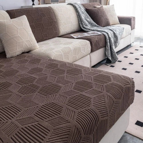 1Piece Peism Jacquard Stretch Sofa Cover Cushion Cover, For Living Room