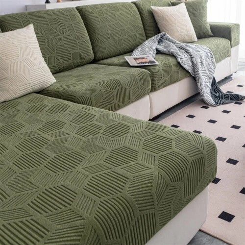 1Piece Peism Jacquard Stretch Sofa Cover Cushion Cover, For Living Room