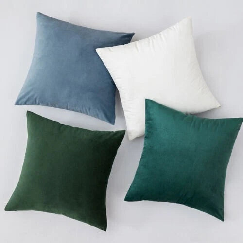 18" 20" 24" 16" Velvet Soft Cushion Cover Throw Pillow Cases Sofa Bed Home Decor