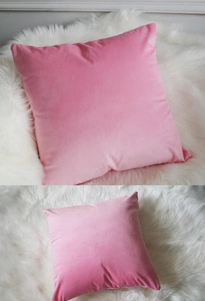 18" 20" 24" 16" Velvet Soft Cushion Cover Throw Pillow Cases Sofa Bed Home Decor
