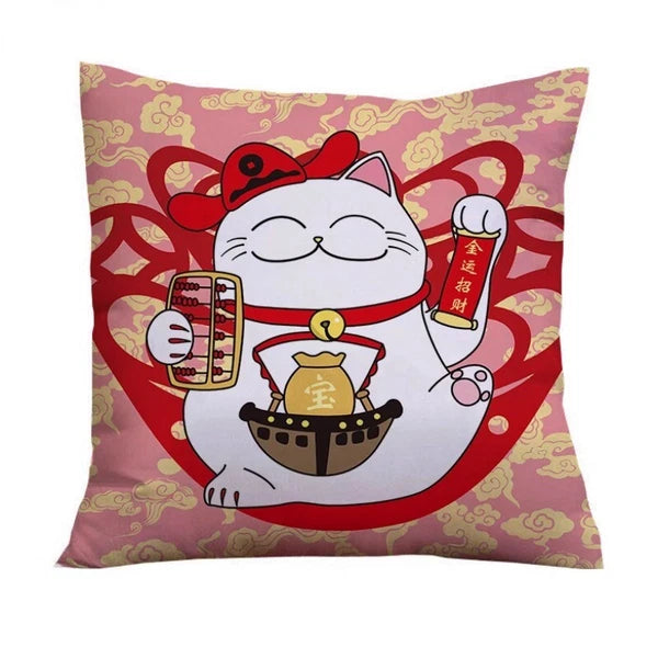 PC Japanese Throw Pillow Covers Cushion Cases Sofa Bed Pillowslips Home Decor