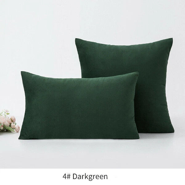18" 20" 24" 16" Velvet Soft Cushion Cover Throw Pillow Cases Sofa Bed Home Decor