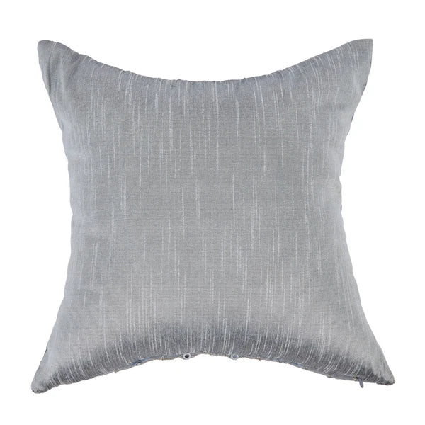silver pillow cover for couch designer throw pillow embroidered pillow cover 2pc