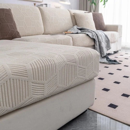 1Piece Peism Jacquard Stretch Sofa Cover Cushion Cover, For Living Room