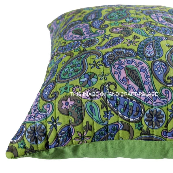 Indian Handmade Kantha Cotton Cushion Cover Bed Pillow Cases Sofa Throw-16"