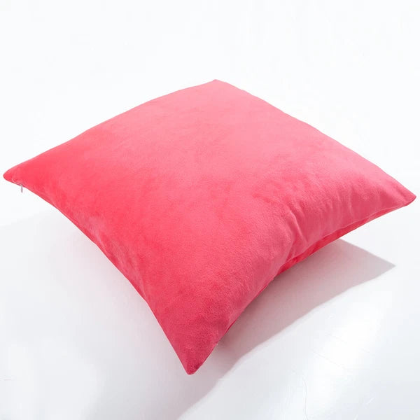 Pack of 2 Velvet Euro Square Throw Pillow Covers Sofa Home Decor Cushion Cover