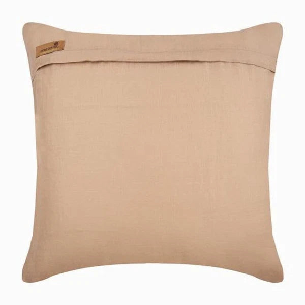 Couch Cushion Case Beige 16"x16", Bed Decor Cotton - Starfish Coated Pearl