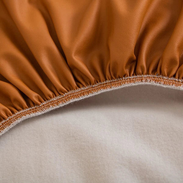 1 2 3 Seater Stretch Sofa Cushion Covers PU Leather Waterproof Couch Seat Cover