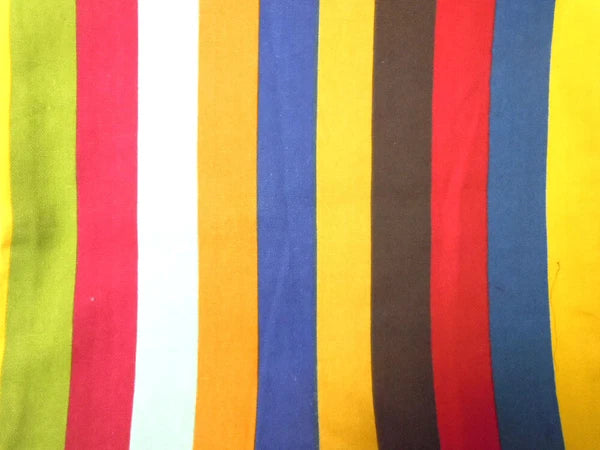 Tailor Made*COVER*Rainbow Strip Cotton Canvas Pillow Cushion Case Floor sofa*Ak3