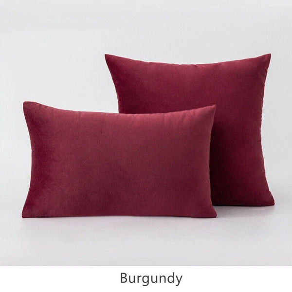 18" 20" 24" 16" Velvet Soft Cushion Cover Throw Pillow Cases Sofa Bed Home Decor