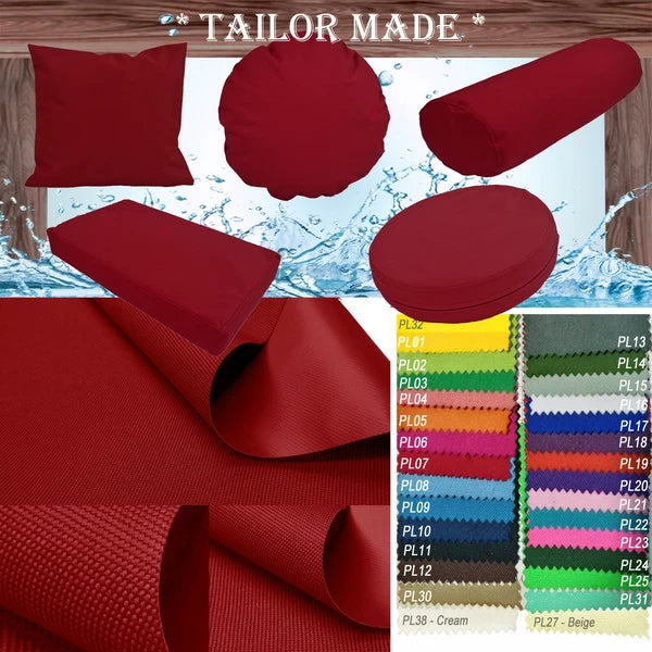PL26-TAILOR MADE Dark Red Outdoor Waterproof Sun Umbrella Patio sofa seat cover