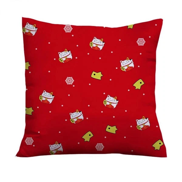 PC Japanese Throw Pillow Covers Cushion Cases Sofa Bed Pillowslips Home Decor