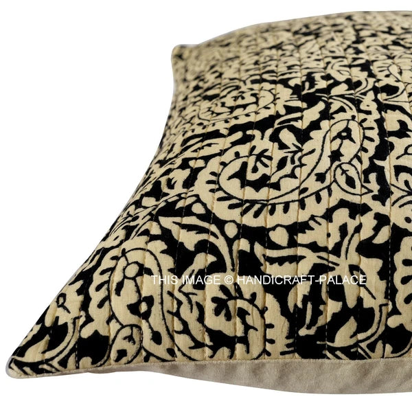 Indian Handmade Kantha Cotton Cushion Cover Bed Pillow Cases Sofa Throw-16"