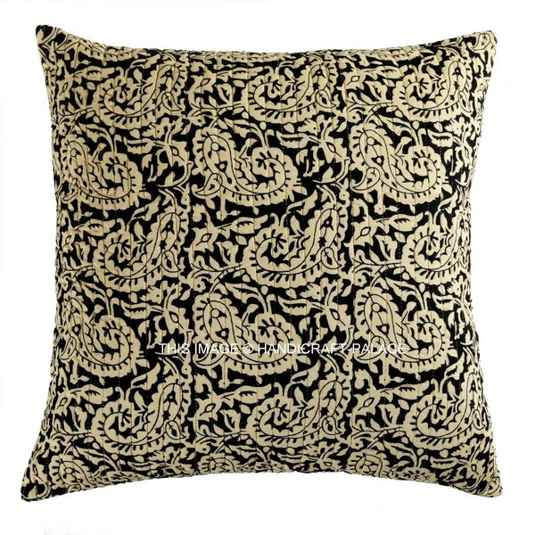Indian Handmade Kantha Cotton Cushion Cover Bed Pillow Cases Sofa Throw-16"