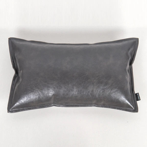 Faux Leather Throw Pillow Case Square Luxury Cushion Covers Bar Sofa Home Decor