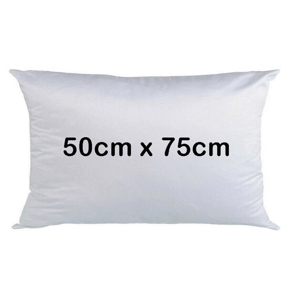 10Pcs White Sublimation Blank Pillow Case Home Sofa Car Decor Cushion Cover Gift