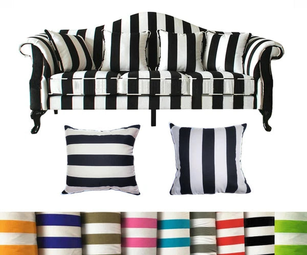 Tailor Made*COVER*Strip Cotton Canvas Pillow Cushion Cover Thow Floor sofa *Ak3
