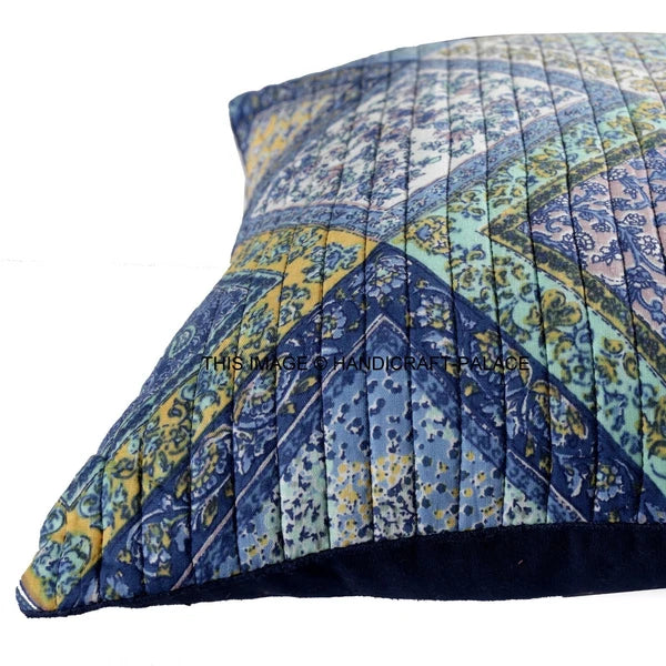Indian Handmade Kantha Cotton Cushion Cover Bed Pillow Cases Sofa Throw-16"