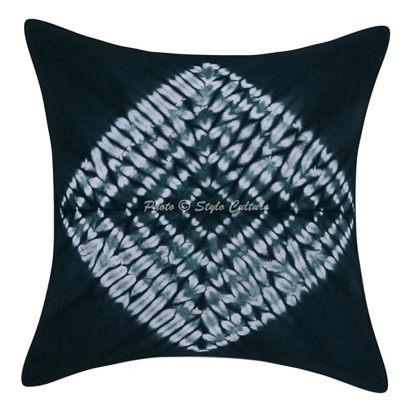 Ethnic Cushion Cover Indian Handmade Shibori Shibori Hippie Sofa Car Pillow Case