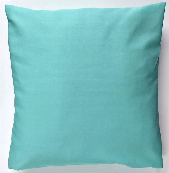 Plain Polycotton Cushion Covers 10" to 24" Sofa Bed Throw Scatter Pillow Case UK