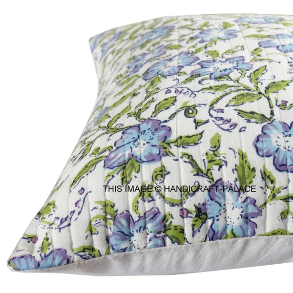 Indian Handmade Kantha Cotton Cushion Cover Bed Pillow Cases Sofa Throw-16"