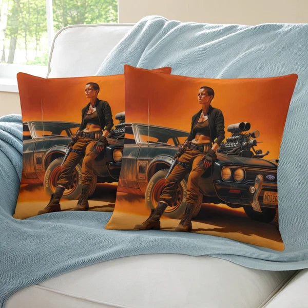 Mad Max Furiosa Cushion Cover Cotton Linen Pillow Case Pillow Covers for Sofa