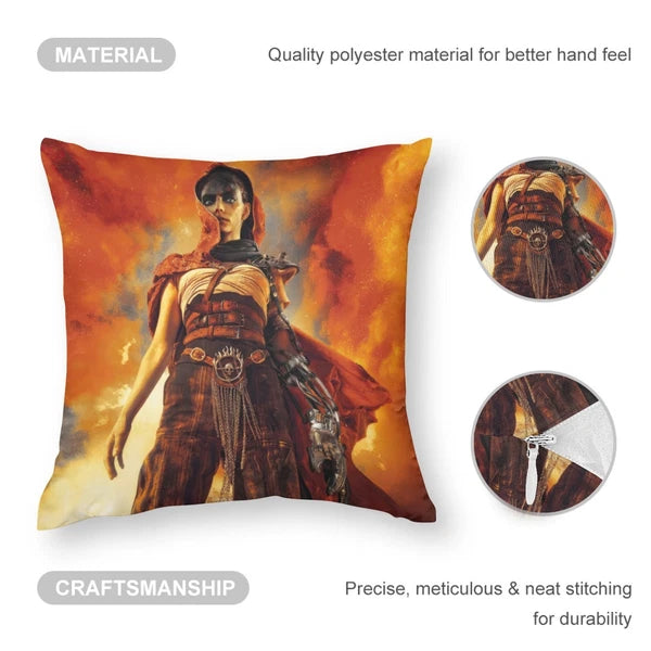 Mad Max Furiosa Cushion Cover Cotton Linen Pillow Case Pillow Covers for Sofa