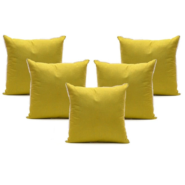 Cushion Cover Home Sofa Decor Cotton Throw Pillow Case Covers Solid with Lace S5