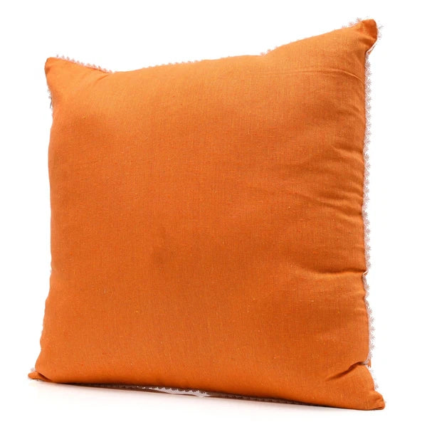 Cushion Cover Home Sofa Decor Cotton Throw Pillow Case Covers Solid with Lace S5