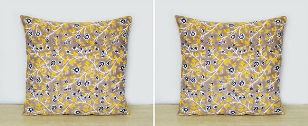 Set Of 2 Cotton Cushion Cover Mandala Couch Pillow Cases Home Decorative Pillows