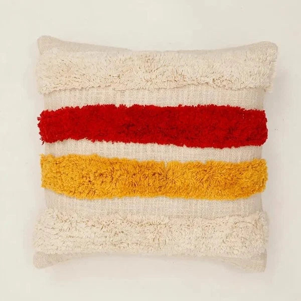 18x18"  Tufted Cushion Cover – Soft Decorative Cushion Case for Sofa or Bed