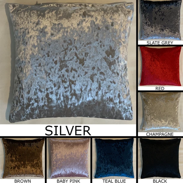 Premium Crushed Velvet Cushion Cover Handmade Pillow Case Sofa Bed Home Decor