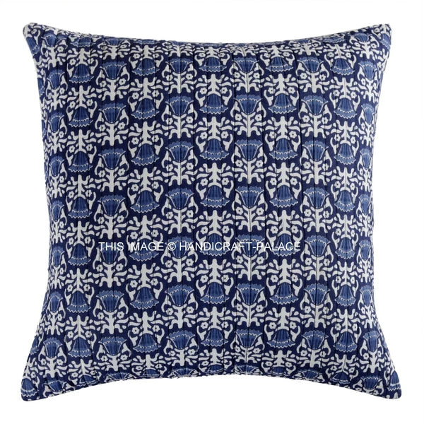Indian Handmade Kantha Cotton Cushion Cover Bed Pillow Cases Sofa Throw-16"