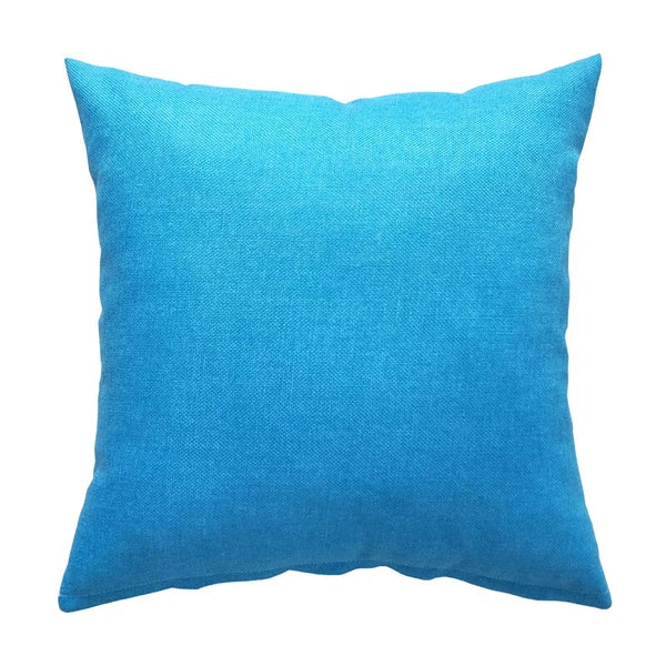 Solid Linen Cushion Cover Throw Pillow Cases for Couch Sofa Bed 16" 18" 20"